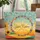 Sunflowers Radiant Sun Rolling Hills Your Name Floral Wreath - Everyday Tote Quilted Tote Bag - 1
