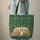 Vintage Camper Van Pine Tree Scene Camping Trip Gift for Camper Van Lover Quilted Tote Bag - 6