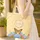 Monarch Butterfly Hydrangea Floral Wreath Organic Vines - Wildlife Lover Gift Quilted Tote Bag - 4