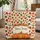 Autumn Leaves Pumpkins Personalized Name - Fall Harvest Decor Gift Quilted Tote Bag - 1