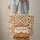 Autumn Leaves Pumpkins Personalized Name - Fall Harvest Decor Gift Quilted Tote Bag - 6