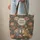 Nuzzling Foxes Poppies Peonies Medallion - Everyday Wildlife Lover Gift Quilted Tote Bag - 6