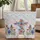 Wildflower Cross Bluebonnet Indian Paintbrush Floral Wreath - Wildflower Lover Gift Quilted Tote Bag - 1