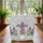 Wildflower Cross Bluebonnet Indian Paintbrush Floral Wreath - Wildflower Lover Gift Quilted Tote Bag - 3