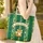 Fox Leprechaun Hat Your Name Text Celtic Knot Shamrock - St. Patrick's Day Gift Quilted Tote Bag - 4