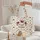 Brown Bear Bunny Patriotic Wildflowers Floral Wreath - Independence Day Gift Quilted Tote Bag - 5
