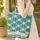 Gold Filigree Butterflies Floral Scroll Banner - Nature Lover Gift for Her Quilted Tote Bag - 4