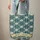 Gold Filigree Butterflies Floral Scroll Banner - Nature Lover Gift for Her Quilted Tote Bag - 6
