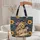 Yorkshire Terrier Dog Sunflowers Marigolds Cosmos Berry Foliage Ribbon - Dog Lover Gift Quilted Tote Bag - 5