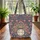 Lush Floral Botanical Paisley Medallion Wreath - Boho Lifestyle Gift Quilted Tote Bag - 3