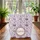 Lavender Purple Ornate Floral Medallion Personalized Name Hearts & Leaves - Everyday Style Gift Quilted Tote Bag - 3