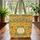 Personalized Marigold Flowers Green Leaves Bouquet - Home Decor Gift Quilted Tote Bag - 3