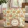Personalized Name Daisy & Leaf Wreath - Floral Everyday Lifestyle Gift Quilted Tote Bag - 1