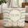 Three Smiling Sheep Spring Wildflowers Clover Wreath - Sheep Lover Gift Quilted Tote Bag - 1