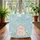 Personalized Piglet Daisy Wildflowers Clouds Name - Storybook Lover Gift Quilted Tote Bag - 3