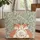 Baby Foxes Nuzzling Wildflower Wreath Oak Leaves Acorns - Wildlife Lover Gift for Fox Lovers Quilted Tote Bag - 1