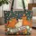 Three Cats Wildflower Name Ribbon - Cat Lover Gift Quilted Tote Bag - 1