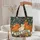 Three Cats Wildflower Name Ribbon - Cat Lover Gift Quilted Tote Bag - 5