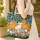 Three Cats Wildflower Name Ribbon - Cat Lover Gift Quilted Tote Bag - 4