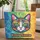 Expressive Cat Face Personalized Name - Everyday Carry Tote Gift for Cat Lover Quilted Tote Bag - 1