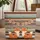 Affectionate Foxes Striped Background Bunting Personalized - Thoughtful Wildlife Lover Gift Quilted Tote Bag - 1