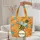 Bee Hexagon Cells Spirals Dots Concentric Circles Everyday Tote Wildlife Lover Gift Quilted Tote Bag - 5
