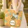 Bee Hexagon Cells Spirals Dots Concentric Circles Everyday Tote Wildlife Lover Gift Quilted Tote Bag - 4