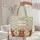 Highland Cow Wildflower Meadow - Farmhouse Decor Gift for Cow Lover Quilted Tote Bag - 5