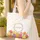 Floral Wreath Name Tulips Hyacinth Flowers Vines - Everyday Tote Gift Quilted Tote Bag - 4