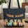 Five Horses Name Flags Leaf Shapes - Horse Lover Everyday Tote Gift for Girl Quilted Tote Bag - 1