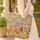 Personalized Folk Art Chicken Rooster Rustic Sign - Farmhouse Decor Gift Quilted Tote Bag - 4