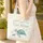 Ocean Waves Sea Turtle Baby Starfish Seaweed Shells - Everyday Tote Wildlife Lover Gift Quilted Tote Bag - 4