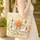 Folk Art Floral Bloom Butterflies Ladybug - Spring Nature Gift Quilted Tote Bag - 4