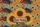Autumn Sunflowers Rolling Fields Rustic Sign - Personalized Name Gift Quilted Tote Bag - 7