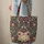 Bunnies Wildflowers Folk Art Botanicals - 'Your Name' Storybook Keepsake Gift Quilted Tote Bag - 6