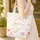 Bunny Bird Oversized Flowers Butterflies Wildflower Wreath - Nature Lover Gift Quilted Tote Bag - 4