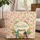 Personalized Parrot Toucan Birds Tropical Flowers - Wildlife Lover Gift Quilted Tote Bag - 1