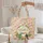 Personalized Parrot Toucan Birds Tropical Flowers - Wildlife Lover Gift Quilted Tote Bag - 5