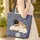 Four Cats Botanical Personalized Name Floral - Pet Lover Everyday Carry Gift Quilted Tote Bag - 4