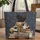 Black Siamese Calico Tabby Cats Antique Book Stacks Floral - Book Reader Cat Lover Gift Quilted Tote Bag - 1