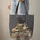 Black Siamese Calico Tabby Cats Antique Book Stacks Floral - Book Reader Cat Lover Gift Quilted Tote Bag - 6