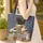 Black Siamese Calico Tabby Cats Antique Book Stacks Floral - Book Reader Cat Lover Gift Quilted Tote Bag - 4