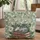 Fantasy Dragon Old Books Daisy Floral Wreath Name - Gift for Book Lover, Fantasy Fan Quilted Tote Bag - 1