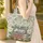 Fantasy Dragon Old Books Daisy Floral Wreath Name - Gift for Book Lover, Fantasy Fan Quilted Tote Bag - 4