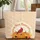 Red Cardinal Autumn Maple Oak Leaves Pumpkins Sunflowers - Autumn Wildlife Gift Quilted Tote Bag - 1