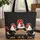 Charming Chicken Polka Dot Farmhouse Home Decor - Animal Lover Gift Quilted Tote Bag - 1