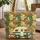 Vintage Camper Pine Trees Moon - Travel Essentials Gift for Campers Quilted Tote Bag - 1