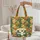 Vintage Camper Pine Trees Moon - Travel Essentials Gift for Campers Quilted Tote Bag - 5