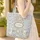 Majestic Eagle Classical Male Busts Baroque Damask - History Home Decor Gift Quilted Tote Bag - 4