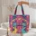 Bunnies Butterflies Flowers Leaves Storybook Patchwork Quilt - Nursery Gift for Baby Shower Quilted Tote Bag - 5